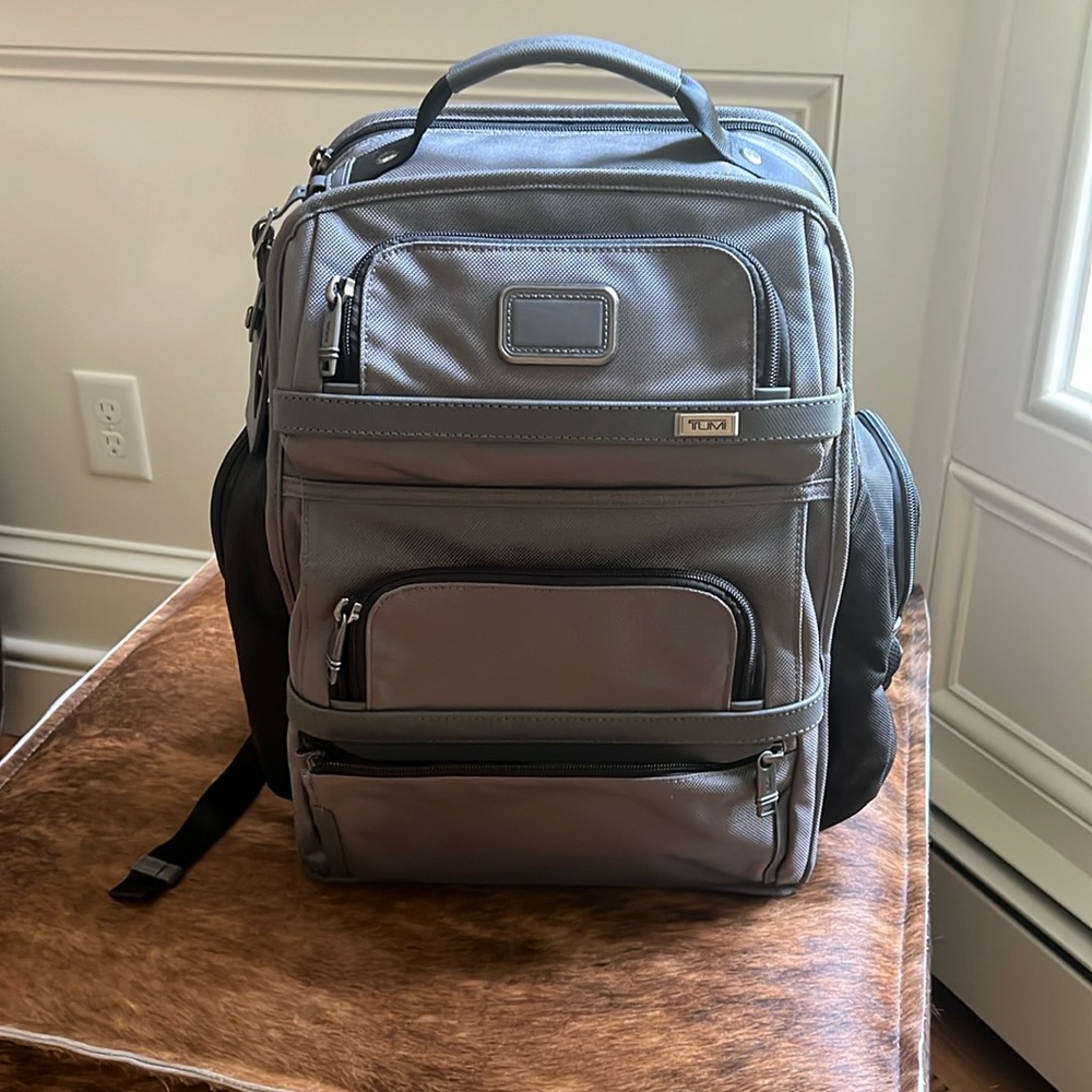 Tumi Alpha Backpack Charcoal mint